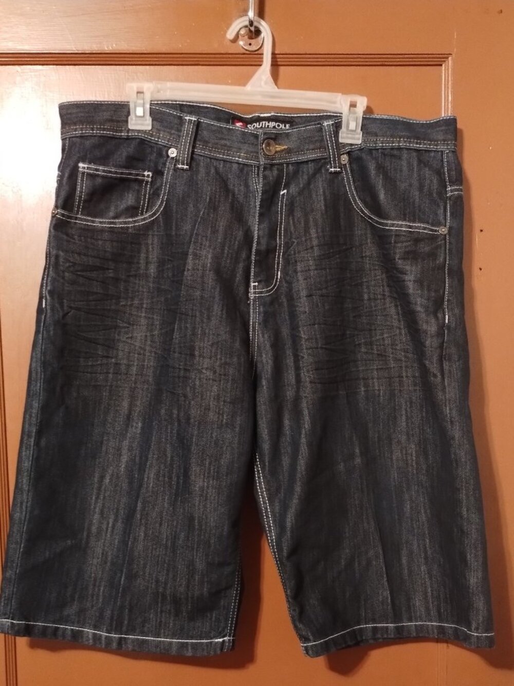 MENS SIZE 40 BAGGY FIT SOUTHPOLE SHORTS-13 INCH INSEAM BLUE